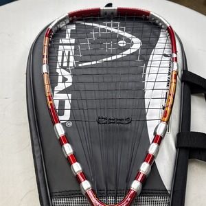 Head IGS165 3 5/8 Power Channels racquetball racquet  w case And Set Of Balls